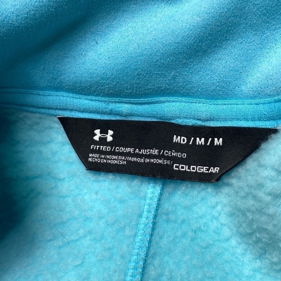 Under Armour Storm Coldgear Infrared Sienna 3 In 1 Jacket Teal Blue Size Medium - Picture 7 of 15